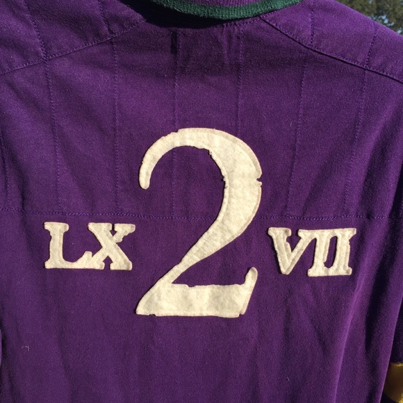 Vintage Polo Ralph Lauren NYC No 2 Rugby Shirt 2XL RARE COLLECTIBLE VG SHIRT - Picture 5 of 14